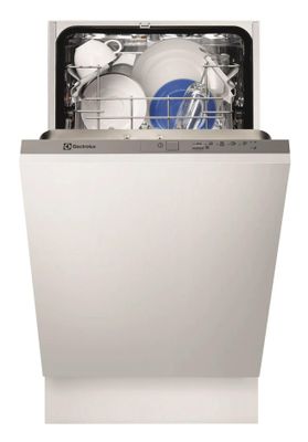 Встраиваемая посудомоечная машина Electrolux ESL94200LO,  узкая, ширина 44.6см, полновстраиваемая, загрузка 9 комплектов