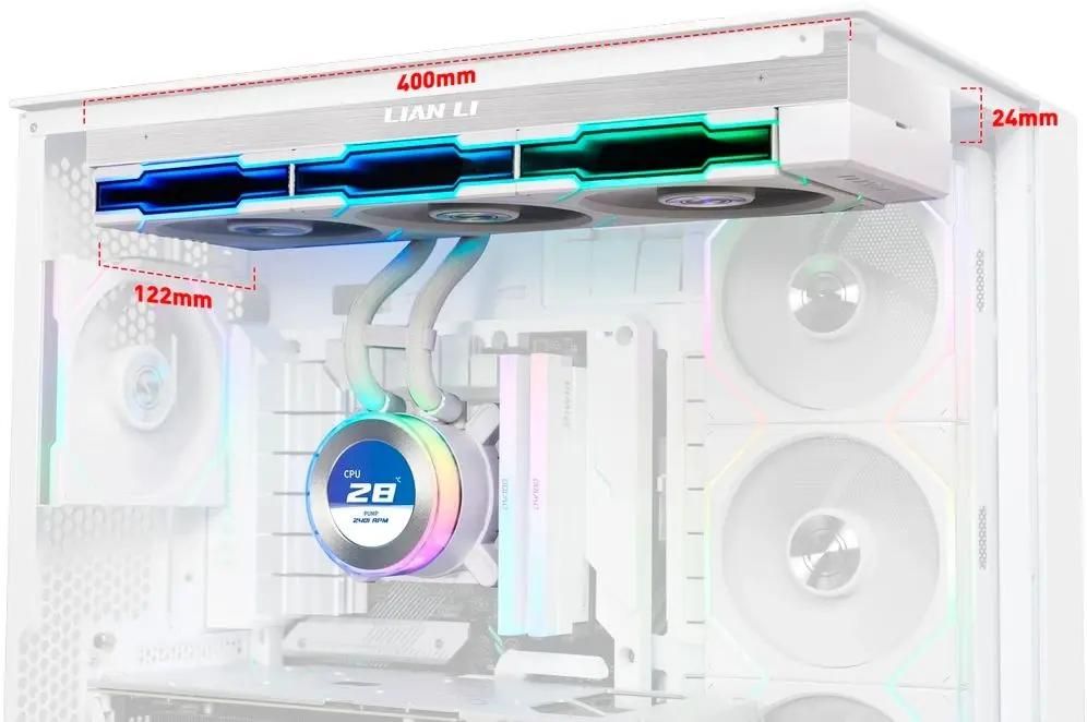 Система водяного охлаждения Lian Li HydroShift II LCD-C 360TL, LCD