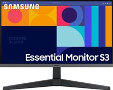 Изображение товара 24" Монитор Samsung Essential S3 S24C330GAI,  1920x1080,  IPS,  100Гц,  1хHDMI,  1хDP,  черный [ls24c330gaixci]