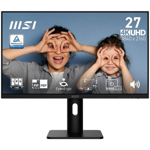 27" Монитор MSI MP273UP E6, 3840x2160, IPS, 2хHDMI, 1хDP, черный [9s6-3pb49h-414]