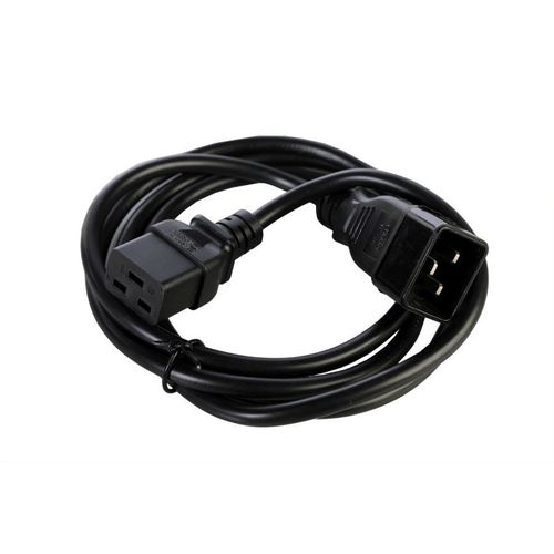 Шнур питания Rem (R-16-Cord-C19-C20-3) C19-C20 проводник.:3×1.5мм2 3м 220В 16А (упак.:1шт) черный