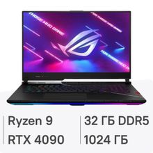 Изображение товара Игровой ноутбук ASUS ROG Strix Scar 17 G733PYV-LL067W 17.3 IPS AMD Ryzen GeForce RTX 4090