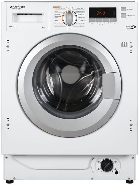Встраиваемая стиральная машина MAUNFELD MBWM1486S, с сушкой