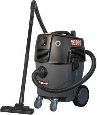 Строительный пылесос Bort BAX-1530M-Smart Clean, черный [93410020 ...