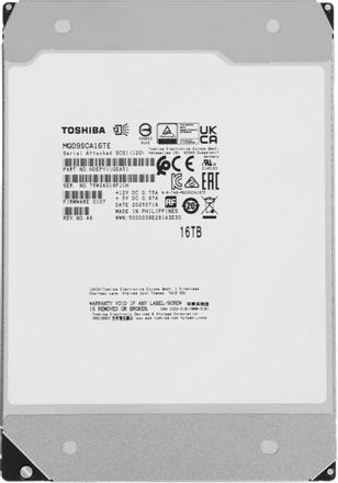 16ТБ Жесткий диск Toshiba Enterprise Capacity MG09SCA16TE, SAS 3.0, 3.5", 7200об/мин