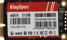 Изображение товара SSD накопитель KINGSPEC MT-512 512ГБ mSATA высокая скорость надежность