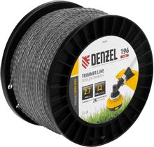 Изображение товара Леска для садовых триммеров DENZEL 96824 2мм 196м