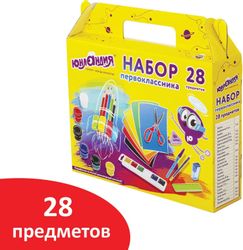 Набор ЮНЛАНДИЯ 880119, 28 предметов, 339x79x257мм, картон, ассорти, короб