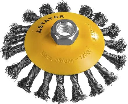 Щетка дисковая Stayer 35135-115, 115мм, по металлу
