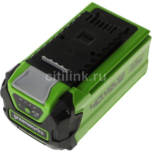 Батарея аккумуляторная GREENWORKS G40USB2, 40В, 2Ач, Li-Ion [2939407]