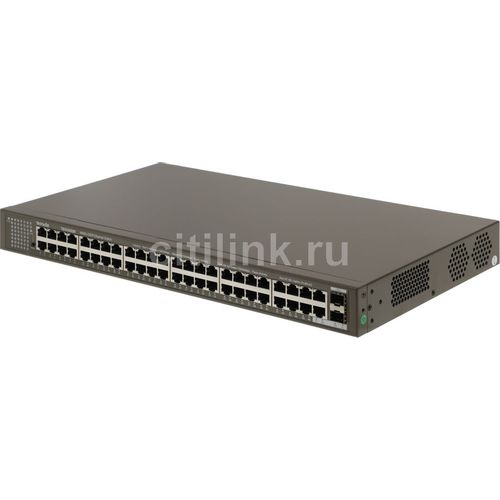 Коммутатор TENDA TEG1050F, неуправляемый, 48 RJ-45, 10/100/1000 Мбит/с