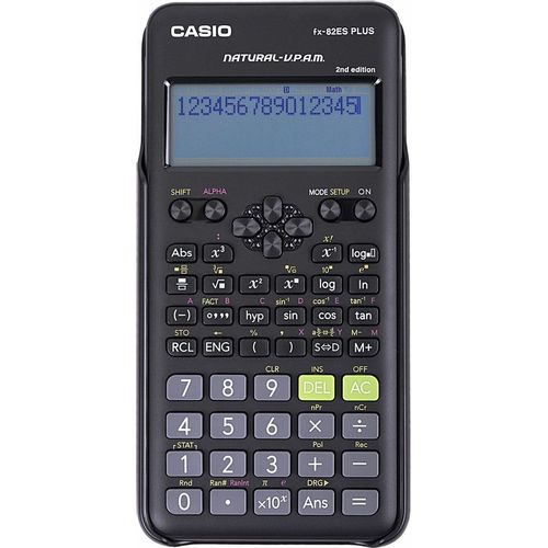 Калькулятор Casio FX-82ESPLUS-2-WETD, 10-разрядный, черный