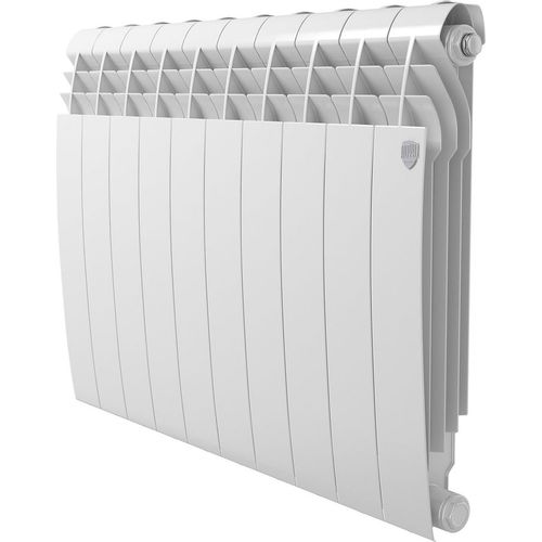 Радиатор алюминиевый ROYAL THERMO BiLiner A 500, 10 секций, боковое подключение, белый