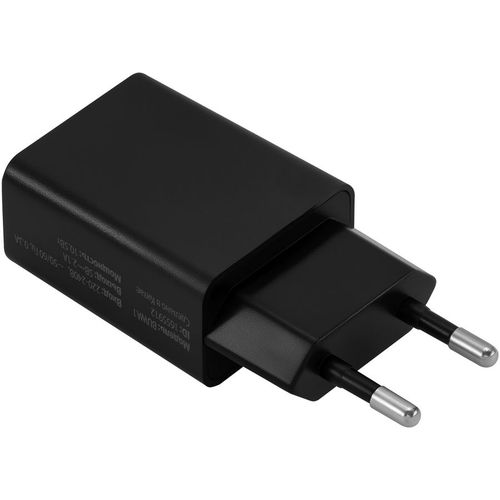 Сетевое зарядное устройство Buro BUWA1, USB-A, 10.5Вт, 2.1A, черный [buwa10s100bk]