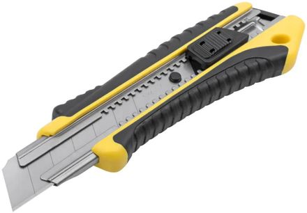 Нож FIT 10327, 25мм, 3шт, черный/желтый
