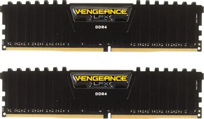 Оперативная память Corsair Vengeance LPX CMK8GX4M2A2666C16 DDR4 -  2x 4ГБ 2666МГц, DIMM,  Ret