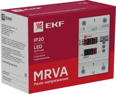 Реле многофункциональное EKF PROxima 3-фазное, 230В [mrva-63a] – купить ...