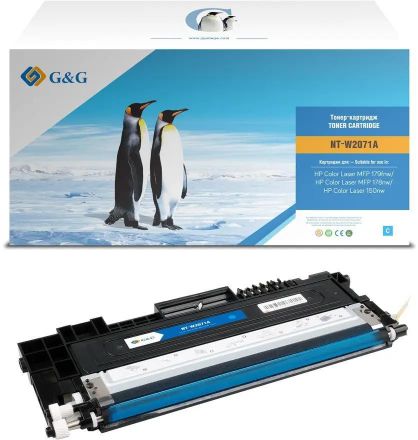 Картридж G&G GG-W2071A, (есть ограничения по прошивке), голубой / GG-W2071A