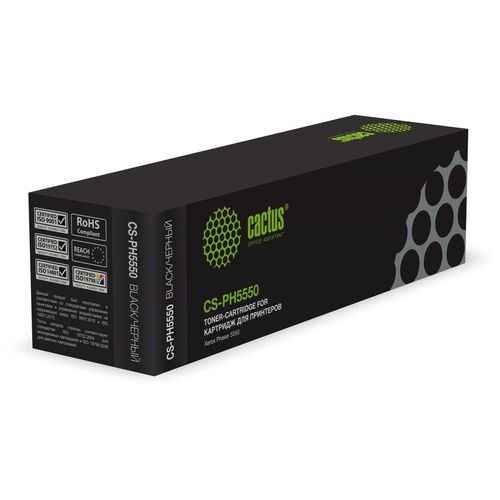 Картридж Cactus CS-PH5550, 106R01294, черный / CS-PH5550