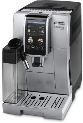 Кофемашина DeLonghi Dinamica Plus ECAM380.85.SB,  серебристый/черный