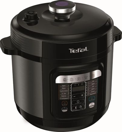 Мультиварка-скороварка Tefal Home Chef CY601832,  1000Вт,   черный [7211004337]