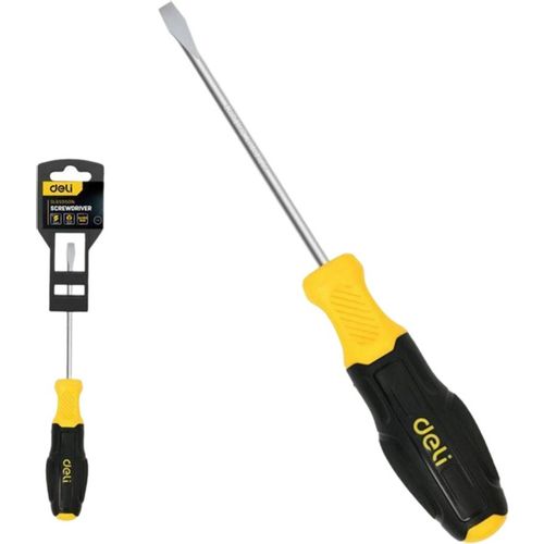 Отвертка Deli DL6331501N, SL3 длина стержня 150мм