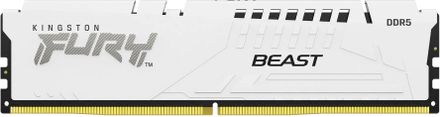 Оперативная память 1 x 16ГБ Kingston Fury Beast KF564C32BW-16 DDR5 -  6400МГц, DIMM, White,  Ret