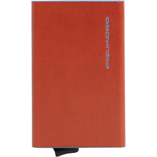 Чехол для кредитных карт Piquadro Blue Square PP4825B2BLR/CU4, кожа натуральная, табачный