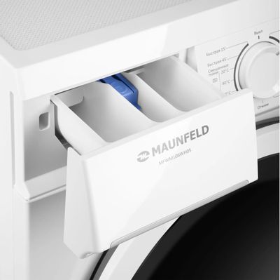 Стиральная машина MAUNFELD MFWM106WH05, с фронтальной загрузкой, 6кг ...