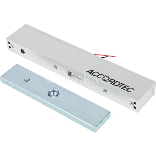 Замок электромагнитный ACCORDTEC ML-295A, серебристый