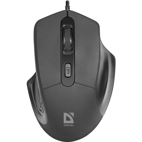Мышь проводная Defender Datum MB-347, оптическая, USB, 1600dpi, черный [52347]