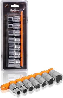 Набор головок торцевых 1/2" DR шестигранных 7пр. (8,9,10,11,12,13,14мм) ()