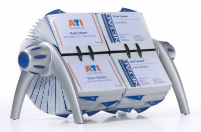 Визитница Durable Visifix flip duo настольная, вращающаяся, для 600 ...