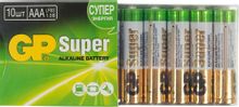 Изображение товара Батарейки GP Super Alkaline 24A LR03 10 шт щелочные AAA