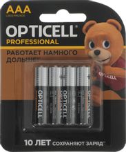 Изображение товара Батарейки OPTICELL LR03 AAA щелочные 1.5V 4 шт. комплект