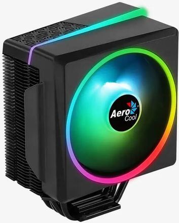 Устройство охлаждения (кулер) Aerocool Cylon 4F,  4-pin,  ARGB,  120мм,  черный,  retail [cylon 4f argb pwm 4p]