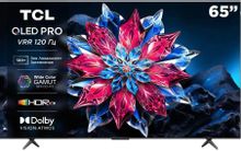 65" Телевизор TCL 65C655PRO-CN, QLED, 4K Ultra HD, черный, СМАРТ ТВ, Google TV