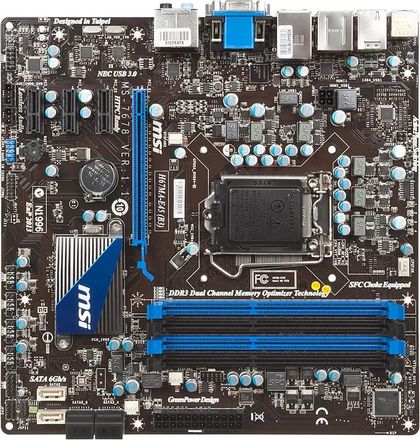 Материнская плата MSI H67MA-E45 (B3), LGA 1155, Intel H67(B3), mATX, Ret