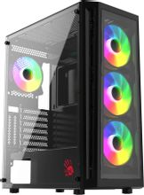 Изображение товара Корпус ATX BLOODY BD-CC120F Midi-Tower без блока питания черный