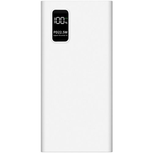 Внешний аккумулятор (Power Bank) PERO PB05, 10000мAч, белый [pb05wh]