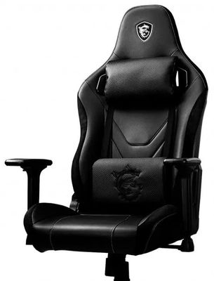 Кресло игровое MSI MAG CH130 X, на колесиках, эко.кожа, черный [527180] –  купить в Ситилинк | 1859108