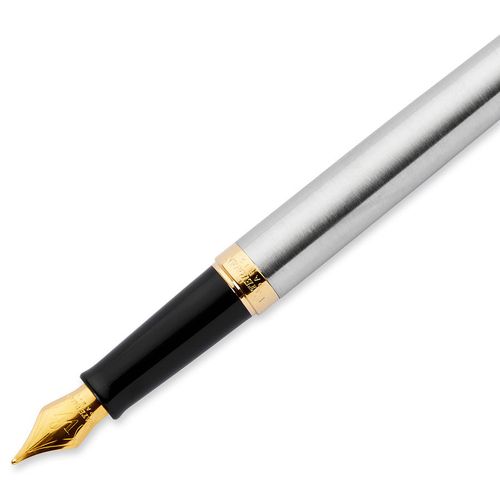 Ручка перьевая Waterman Hemisphere Steel GT коробка подарочная [s0920310]
