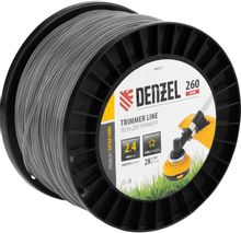 Изображение товара Леска для садовых триммеров DENZEL 96813 2.4мм 260м звездчатая