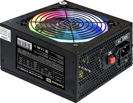 Блок питания EXEGATE EVO800-LT,  800Вт,  80 PLUS WHITE,  120мм, черный [ex289069rus]