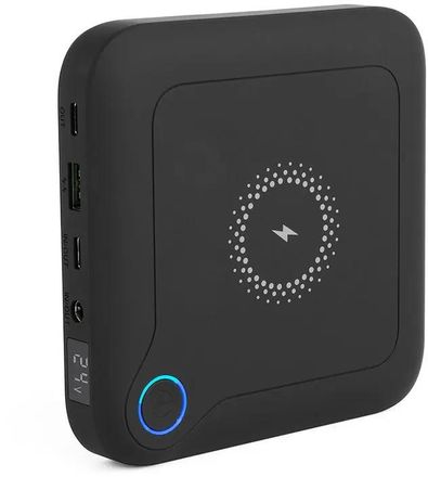 Внешний аккумулятор (Power Bank) TopON TOP-T84,  24000мAч,  черный [103000]