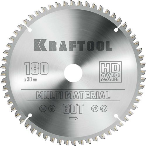Пильный диск Kraftool 36953-180-30, 180мм, 30мм, по алюминию