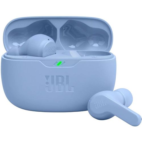 Наушники JBL Wave Beam, Bluetooth, внутриканальные, синий [jblwbeamblu]