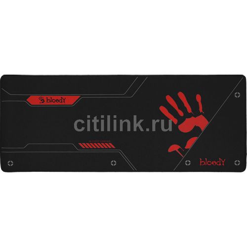 Коврик для мыши A4TECH Bloody BP-50L (L) черный/рисунок, ткань, 750х300х3мм