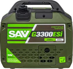 Бензиновый генератор SAV G3300ESi, 220 В, 3.3кВт