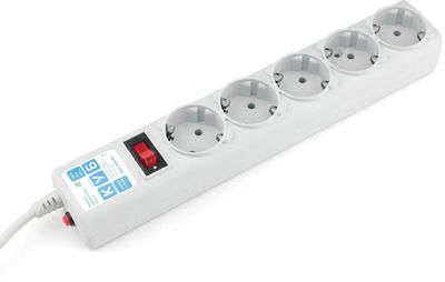 Сетевой фильтр PowerCube SPG-B-6, 1.9м, серый